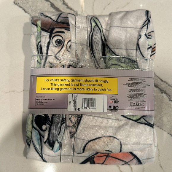 Disney 100 Character Pajamas Size 12 Months NEW - Picture 3 of 3